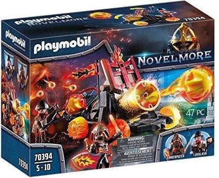 Playmobil : Burnham Lava catapult - 70065 (Idade Mínima: 4 - 47 peças)