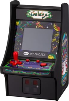 My Arcade Consola Retro Micro Player Colec. Galaga (Preto)