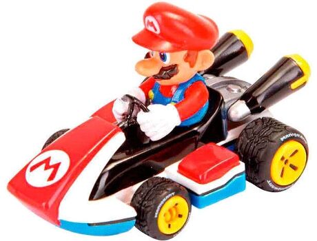 Super Mario Caixa NINTENDO com Carro Mario Kart 8 Mario