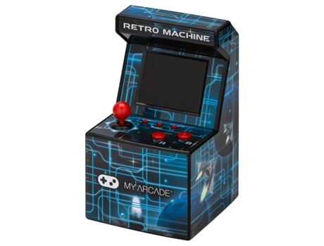 My Arcade Consola Retro Machine - 200 Jogos (Azul e preto)