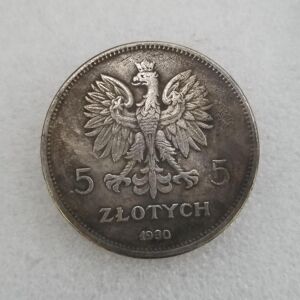 directsales 1930 Poland Commemorative Collectible Souvenirs Silver Coins