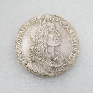directsales 1651 Poland Commemorative Collectible Souvenirs Silver Coins