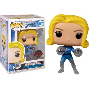 Funko Pop Fantastic Four Invisible Girl Translucent US Excl Pop! Vinyl