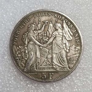 onceagain 1876 Switzerland  Commemorative Collectible Souvenirs  Silver Coins