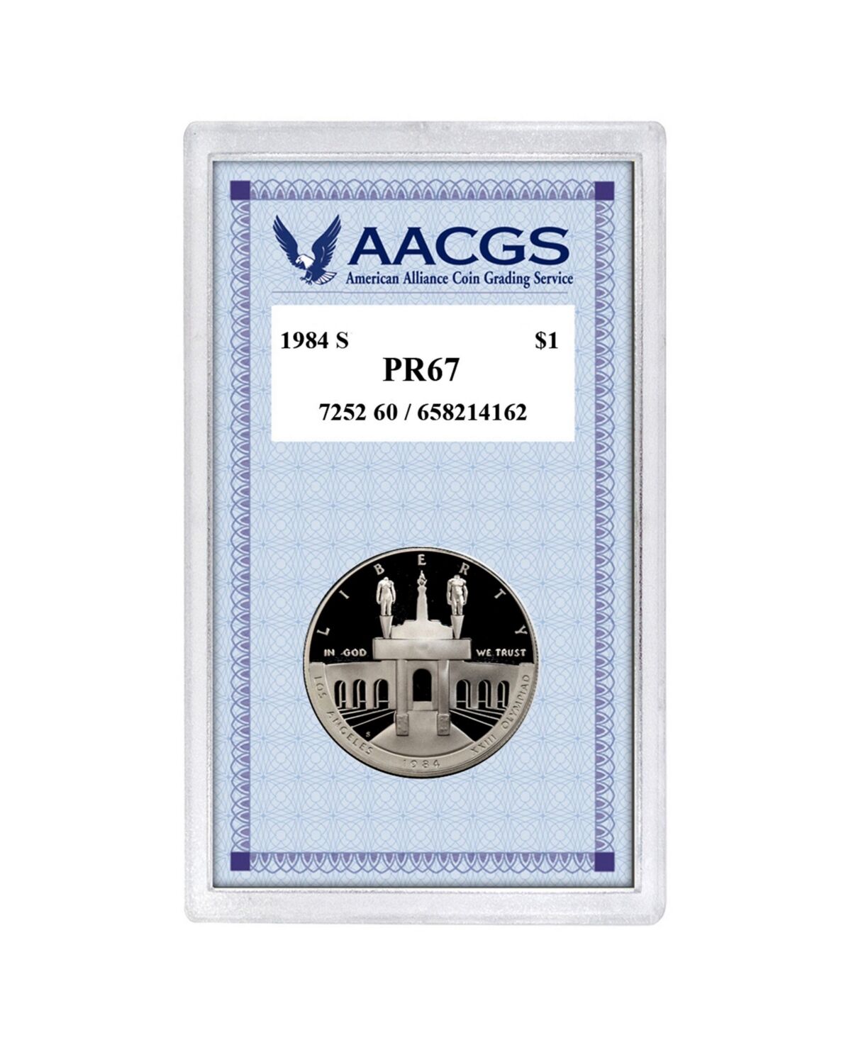 American Coin Treasures Proof Commemorative Silver Dollar Graded PR67 - Multi