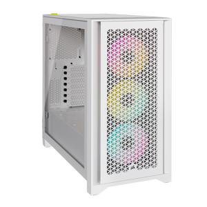 Corsair PC-Gehäuse »iCUE 4000D RGB Airflow Mid-Tower, True White« weiss Größe