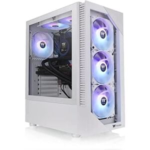 Thermaltake View 200 TG ARGB Snow   ATX Mid Tower Chassis