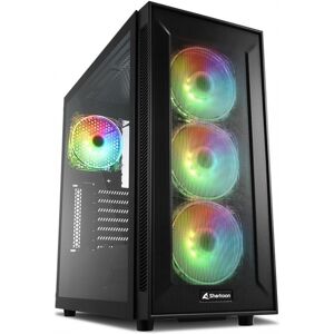 Sharkoon TG6M RGB - Midi-Tower Schwarz