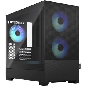 Fractal Design Pop Mini Air RGB TG Clear Tint - Midi-Tower - Schwarz