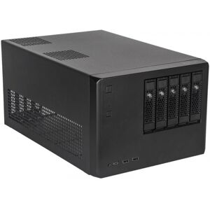 Silverstone SST-CS351B - SAS-12G-/SATA-6G-NAS-Gehäuse mit 5 Einschüben