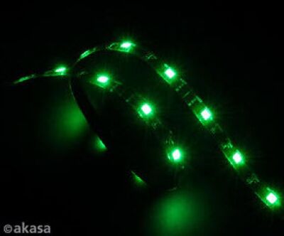 Akasa Vegas 15x LED-Strip 60cm - grün