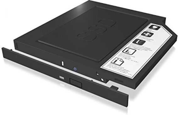 Icy Box IB-AC640 - Adapter 2.5 Zoll ssD/HDD Erweiterung für Einschubschacht von Notebook