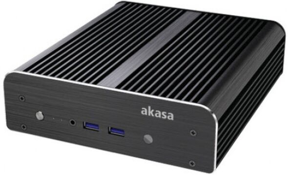 Akasa Newton S UCFF-Gehäuse (Intel NUC) - 65W Netzteil - schwarz