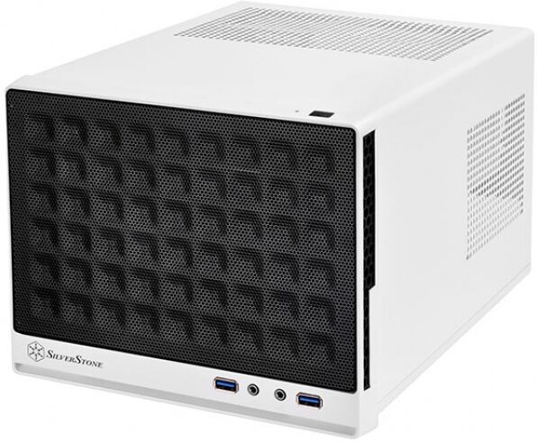 Silverstone ssT-SG13WB - ITX-Gehäuse Schwarz/Weiss