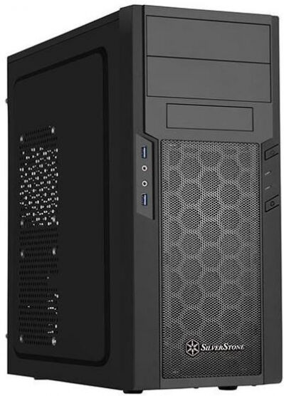 Silverstone ssT-PS13B - MicroTower Gehäuse - Schwarz