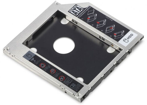 Digitus DA-71108 - Einbaurahmen SATA -> SATA3 für CD/DVD/Blu-ray Slot 9.5mm