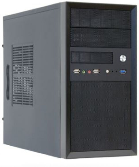 Chieftec CT-01B-350GPB Mesh Series - mATX Tower - 350 Watt Netzteil