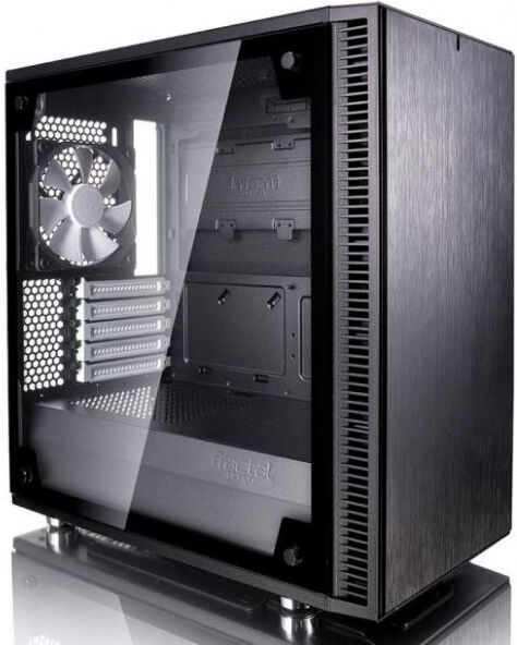 Fractal Design Define Mini C TG - Mini-Tower mit Window-Kit - Schwarz