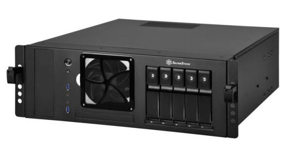 Silverstone ssT-CS350B Servergehäuse - schwarz