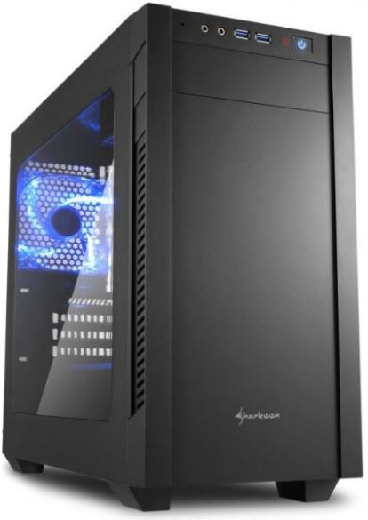 Sharkoon S1000 Window - Midi-Tower Schwarz