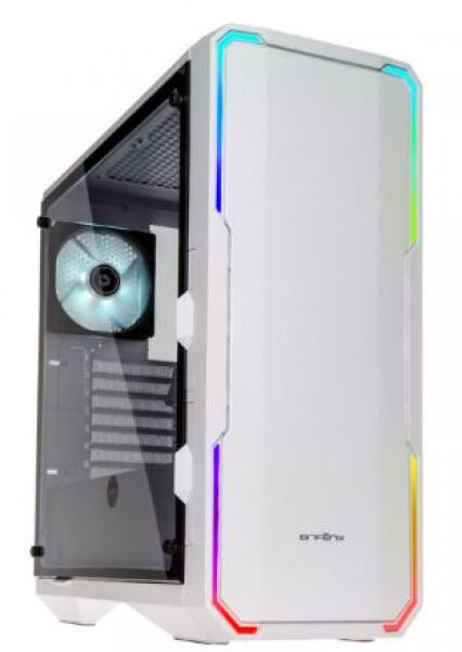 BitFenix Enso RGB Midi-Tower Tempered Glass - Weiss