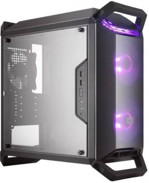 Cooler Master MasterBox Q300P - Midi-Tower Schwarz mit Seitenfenster