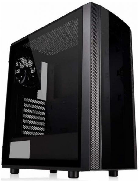 Thermaltake Versa J25 TG - Mini-Tower Schwarz / Tempered Glass