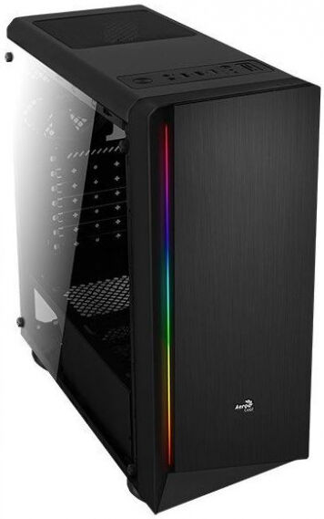 Aerocool Rift - Midi-Tower Schwarz / Window-Kit