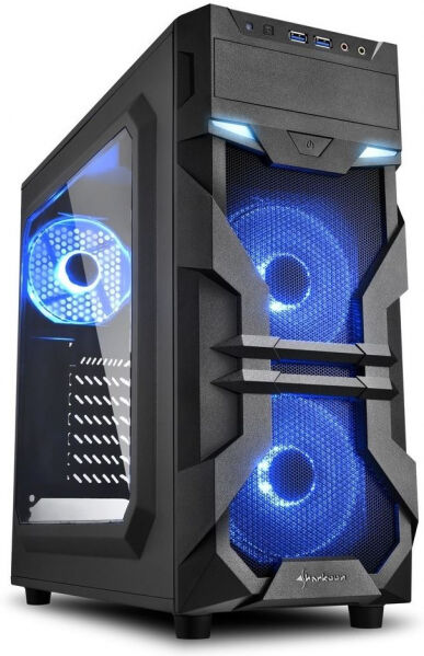 Sharkoon VG7-W Blue - Midi-Tower