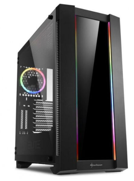 Sharkoon Elite Shark CA200G - Big-Tower / Tempered Glass