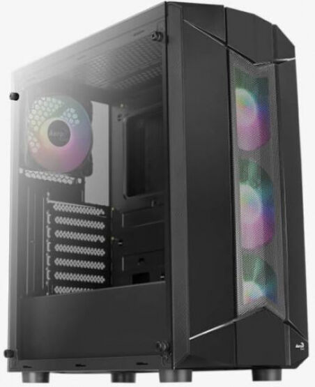 Aerocool Sentinel - Midi-Tower Schwarz / Tempered Glass