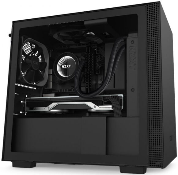 NZXT H210 - Mini-Tower Gehäuse / Tempered Glass - Schwarz