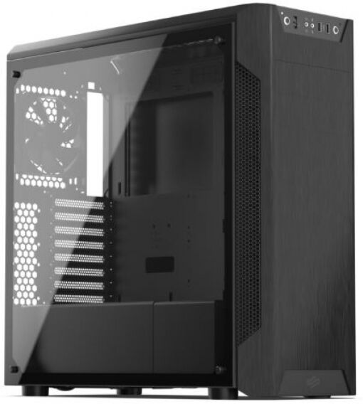 SilentiumPC Armis AR7 TG - Midi-Tower Schwarz