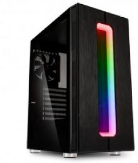 Kolink Nimbus RGB Midi-Tower - Tempered Glass - Schwarz