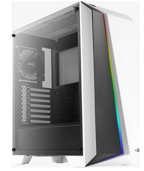 Aerocool Cylon Pro - Midi-Tower / Tempered Glass / Weiss