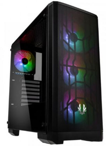 BitFenix Nova Mesh TG A-RGB - Midi-Tower / Tempered Glass - schwarz