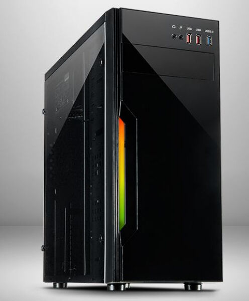 Inter-Tech B-42 RGB - Midi-Tower Schwarz