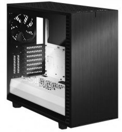 Fractal Design Define 7 Black & White TG Midi-Tower - Tempered Glass, gedämmt, schwarz/Weiss