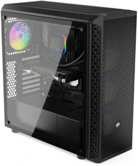 SilentiumPC Signum SG7V EVO TG ARGB - Midi-Tower Gehäue Schwarz / Tempered Glass