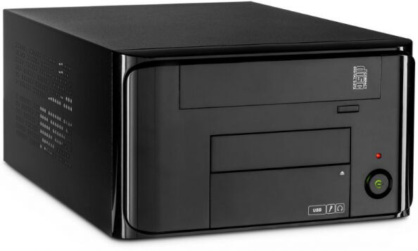 Inter-Tech InterTech MI-008 - ITX-Case Scwharz