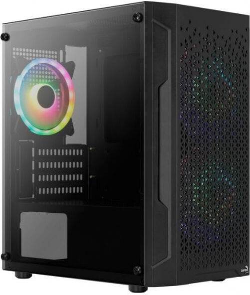 Aerocool Trinity Mini-G-BK-v2 - Midi-Tower Schwarz