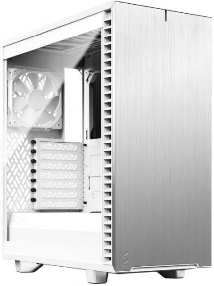 Fractal Design Define 7 Compact White TG Clear Tint - Midi-Tower Weiss