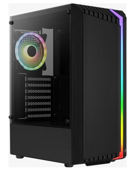 Aerocool Bionic-G v2 TG - Midi-Tower Schwarz