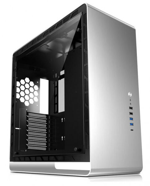 Jonsbo UMX6 - Midi-Tower / Tempered Glass - Silber