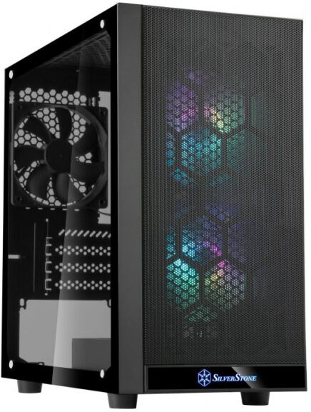 Silverstone Precision PS15 Pro - mATX-Gehäuse Schwarz