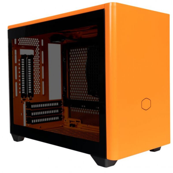 Cooler Master MasterBox NR200P Color Edition - mITX-Tower - Sunset Orange