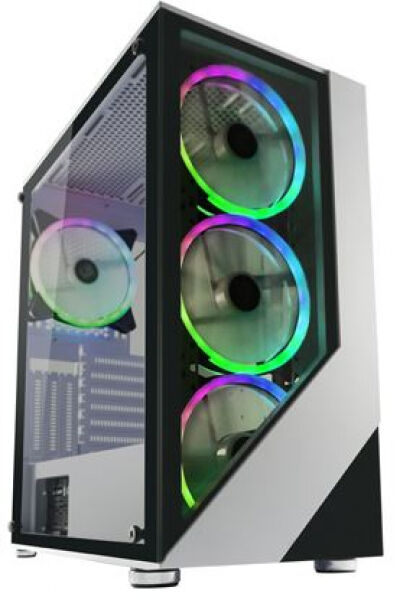 LC-Power LC-803W-ON Lucid X RGB - ATX Case Weiss