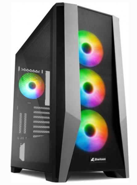 Sharkoon TG7M RGB - Midi-Tower Schwarz