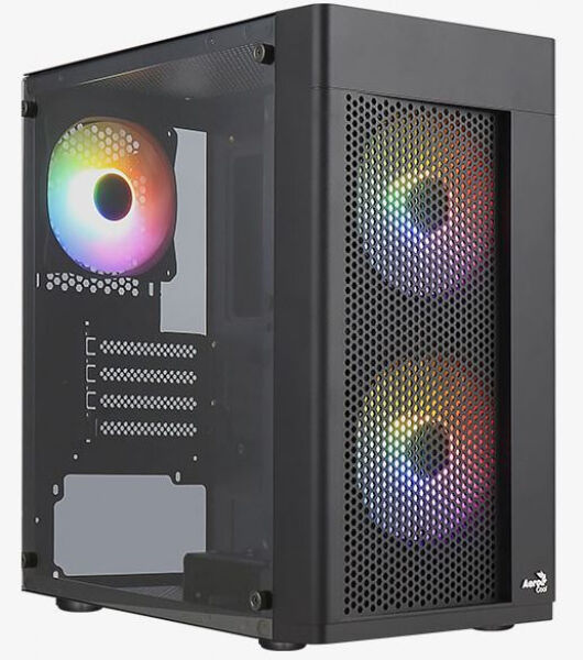 Aerocool Hexform-G-BK-V2 - Midi-Tower Schwarz