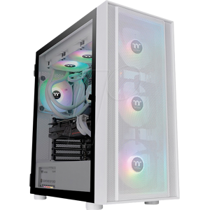 TT 33690 - Thermaltake H570 TG ARGB E-ATX Gehäuse, weiß